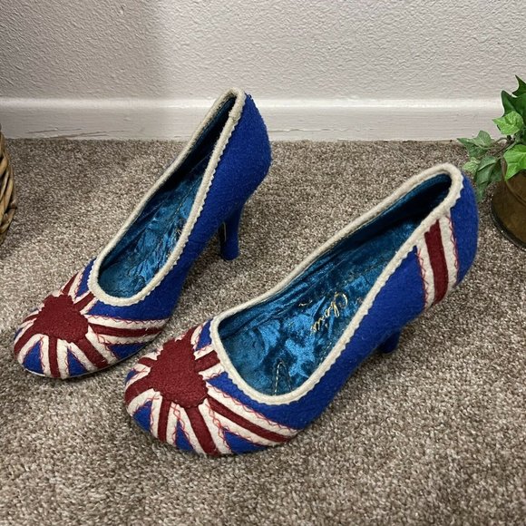 Irregular Choice Shoes - Irregular choice Patty Union Jack Court Heel